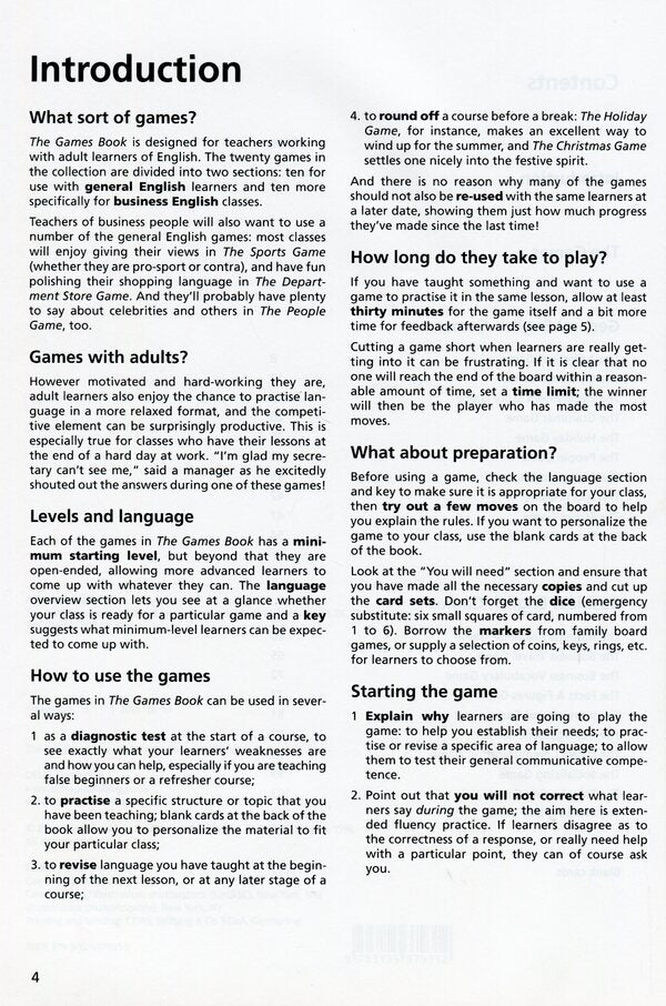 The Games Book. 20 Boards Games for General and Business English / The Games Book. 20 Boards Games for General and Business English Энн Шмид 978-3-12-537931-2-5