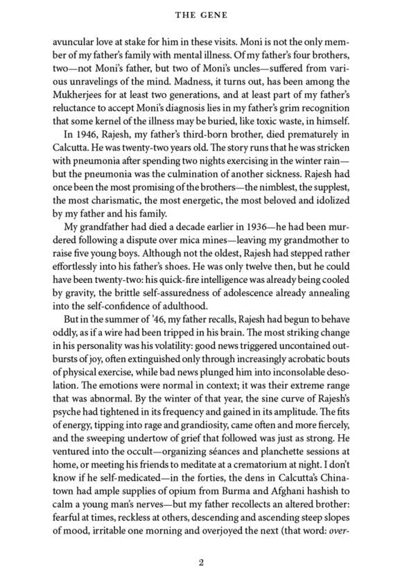 The Gene. An Intimate History Siddhartha Mukherjee / Сиддхартха Мукерджи 9780099584575-4