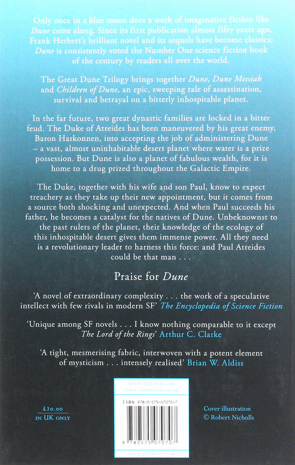 The Great Dune Trilogy / The Great Dune Trilogy Фрэнк Герберт 978-0-575-07070-7-2