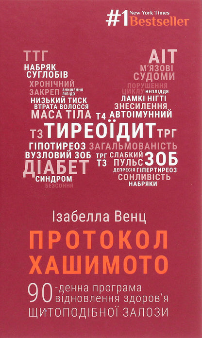 The Hashimoto Protocol. 90-Day Program To Recover Thyroid Health / Протокол Хашимото. 90-денна програма відновлення здоров’я щитоподібної залози Izabella Wenz / Izabella Vent 9786175480557-1