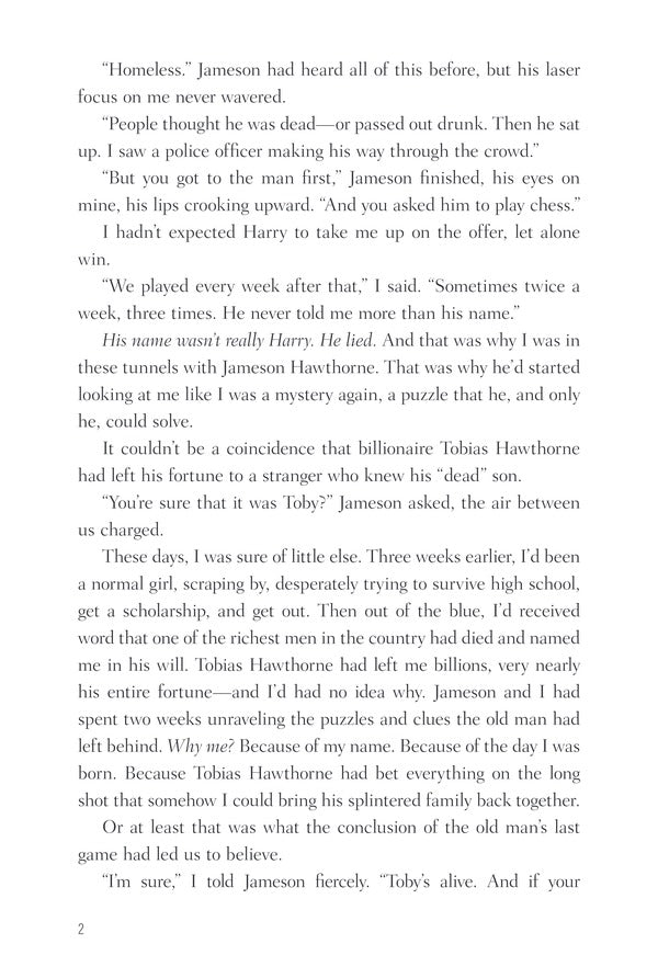 The Hawthorne Legacy Jennifer Lynn Barnes / Дженнифер Линн Барнс 9780241480724-3