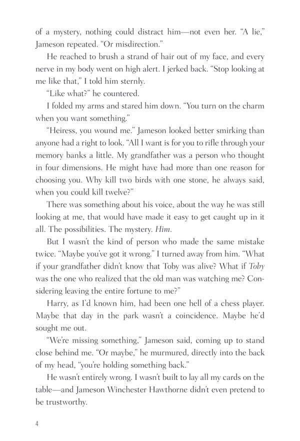 The Hawthorne Legacy Jennifer Lynn Barnes / Дженнифер Линн Барнс 9780241480724-5