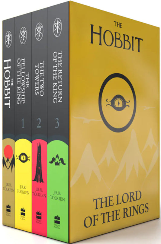 The Hobbit And The Lord Of The Rings (4 Book Set) John R.R. Tolkien / Джон Р. Р. Толкин 9780261103566-1
