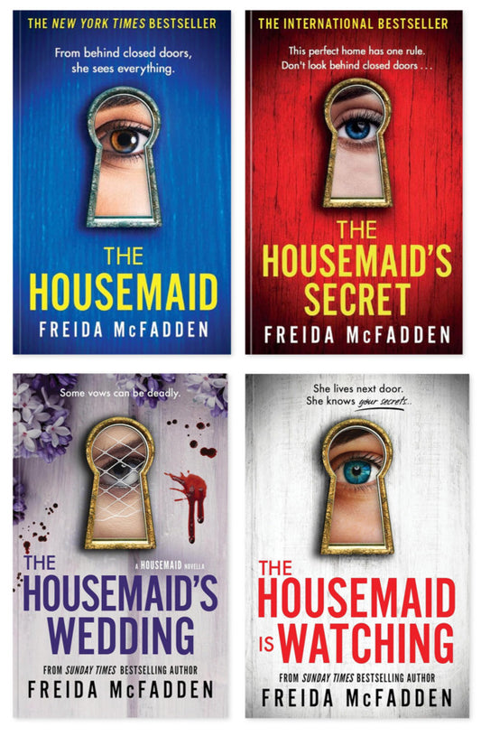 The Housemaid Series Set Of 4 Books Frieda McFadden - Фрида Мак-Фадден 9781408728512,9780349132600,9781464223310,9781628861891-1