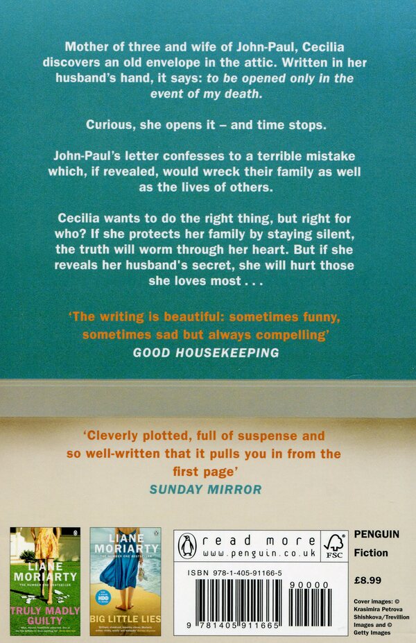 The Husband's Secret Liane Moriarty / Лиана Мориарти 9781405911665-2