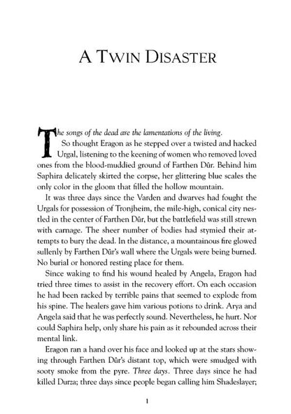 The Inheritance Cycle. Book Two. Eldest / The Inheritance Cycle. Book Two. Eldest Кристофер Паолини 9780552552110-6