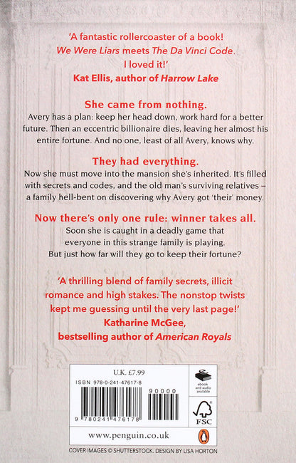 The Inheritance Games / The Inheritance Games Дженнифер Линн Барнс 9780241476178-2