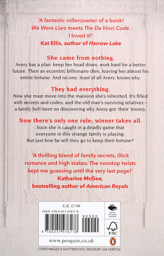 The Inheritance Games / The Inheritance Games Дженнифер Линн Барнс 9780241476178-2