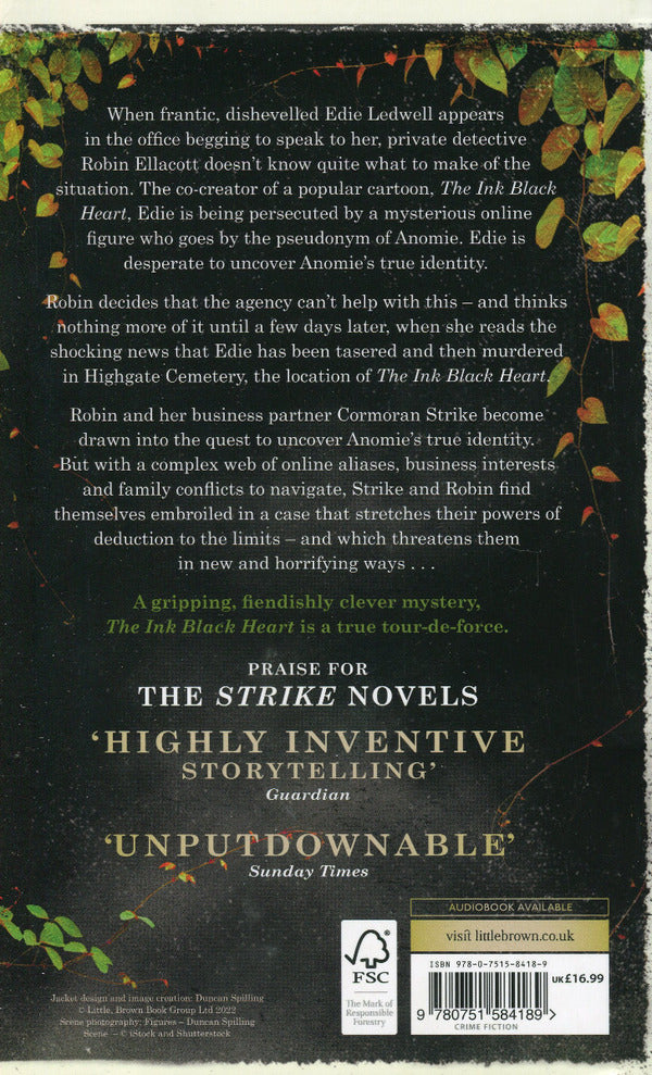 The Ink Black Heart / The Ink Black Heart Роберт Гэлбрейт 978-0-7515-8418-9-2