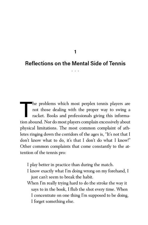 The Inner Game Of Tennis: The Classic Guide To The Mental Side Of Peak Performance W. Timothy Gallway / У. Тимоти Гэллуэй 9781035047925-5