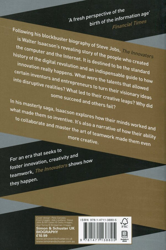 The Innovators. How A Group Of Inventors, Hackers, Geniuses And Geeks Created The Digital Revolution Walter Isaacson / Уолтер Айзексон 9781471138805-2