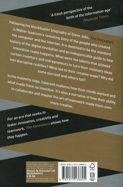 The Innovators. How A Group Of Inventors, Hackers, Geniuses And Geeks Created The Digital Revolution Walter Isaacson / Уолтер Айзексон 9781471138805-2