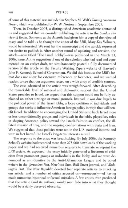The Israel Lobby And Us Foreign Policy John J. Mirshaimer, Stephen M. Walt / Джон Дж. Миршаймер, Стивен М. Уолт 9780141031231-4