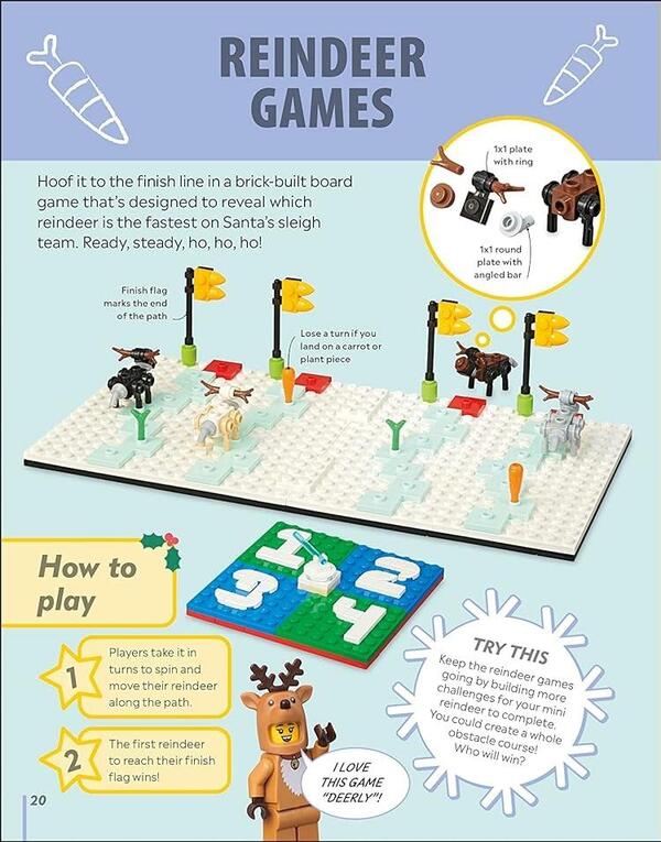 The LEGO Christmas Games Book. 55 Festive Games, Challenges, Brainteasers, and Puzzles! / The LEGO Christmas Games Book. 55 Festive Games, Challenges, Brainteasers, and Puzzles! Тори Косара 9780241608821-4