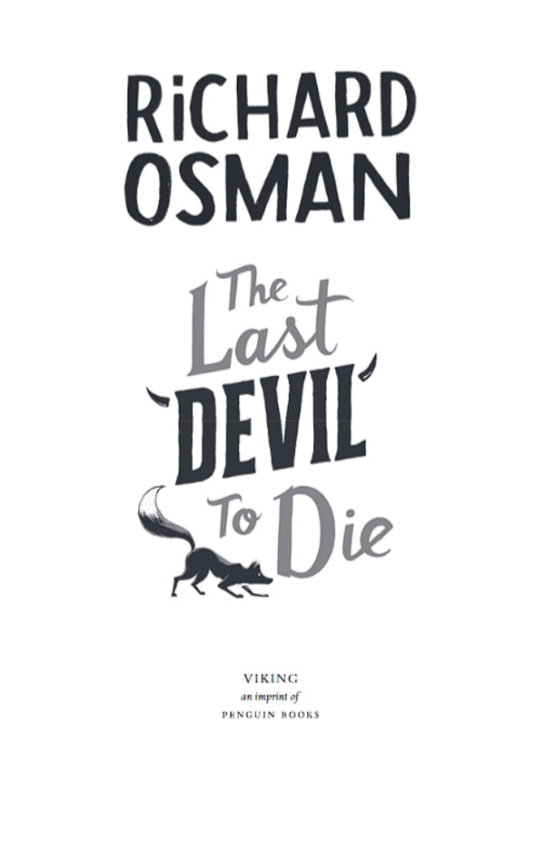 The Last Devil To Die / The Last Devil To Die Ричард Осман 9780241512456-5