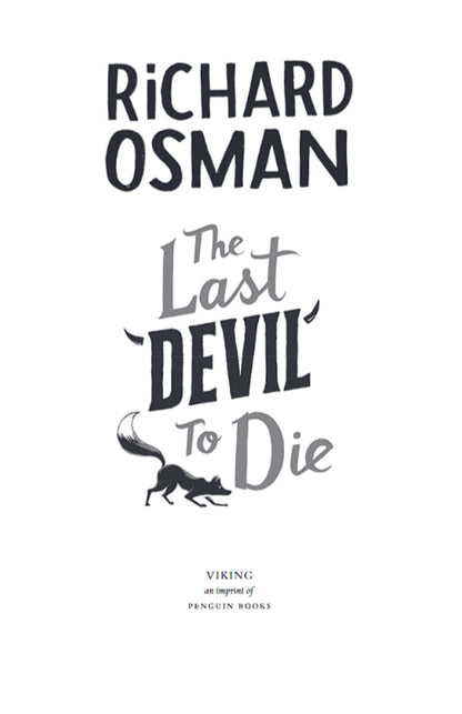 The Last Devil To Die / The Last Devil To Die Ричард Осман 9780241512456-5