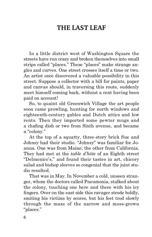 The Last Leaf. The Gift of the Magi. Selected Stories / The last leaf. Gifts of the Magi. Selected stories / The Last Leaf. The Gift of the Magi. Selected Stories / Останній листок. Дари волхвів. Вибрані оповідання О. Генри 978-617-07-0813-7-6