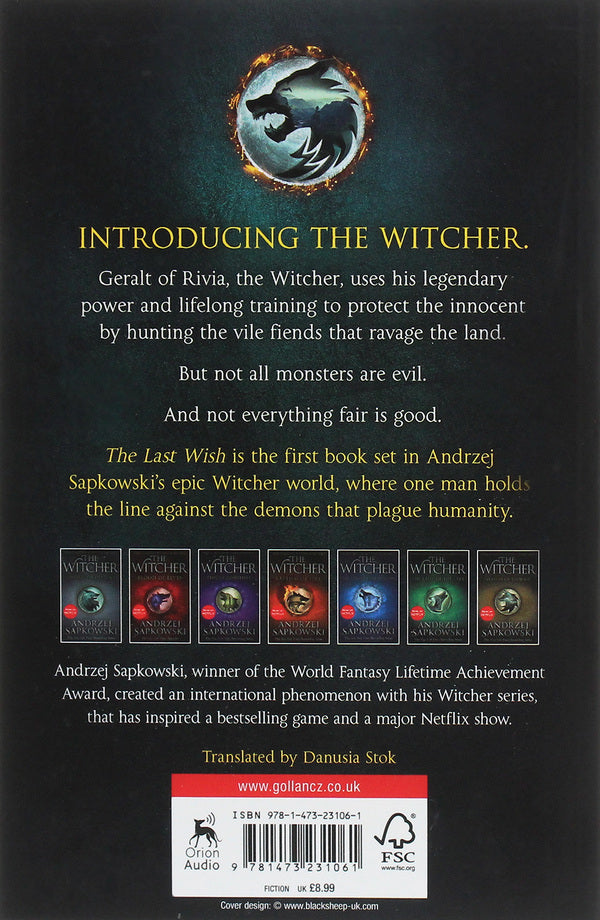 The Last Wish. Book 1 / The Last Wish. Book 1 Анджей Сапковский 978-1-473-23106-1-2