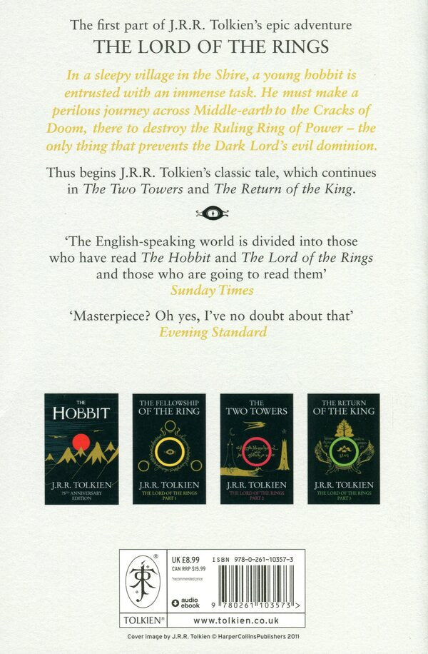 The Lord Of The Rings. Book 1. The Fellowship Of The Ring John R.R. Tolkien / Джон Р. Р. Толкин 9780261103573-2