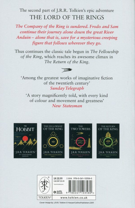 The Lord of the Rings. Book 2. The Two Towers / The Lord of the Rings. Book 2. The Two Towers Джон Р. Р. Толкин 978-0-261-10358-0-2