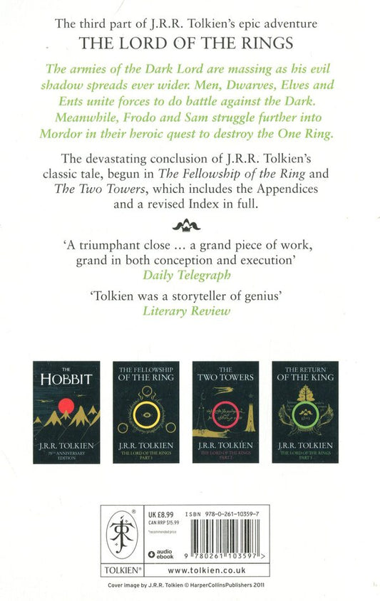 The Lord of the Rings. Part 3. Return of the King / The Lord of the Rings. Part 3. Return of the King Джон Р. Р. Толкин 978-0-261-10359-7-2