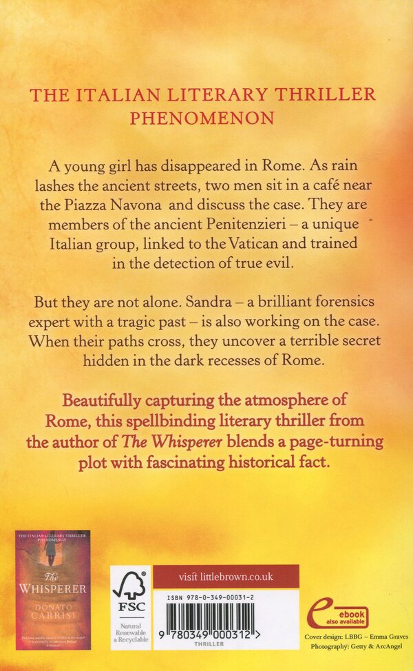 The Lost Girls Of Rome Donato Carrisi / Донато Карризи 9780349000312-3