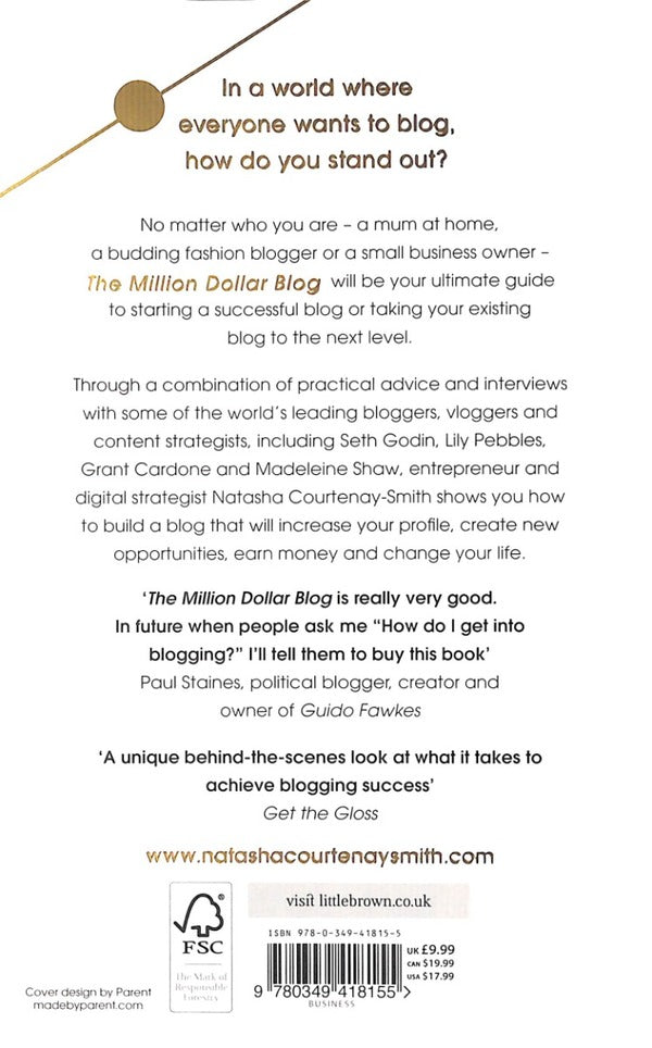 The Million Dollar Blog Natasha Courtney-Smith / Наташа Кортни-Смит 9780349418155-2