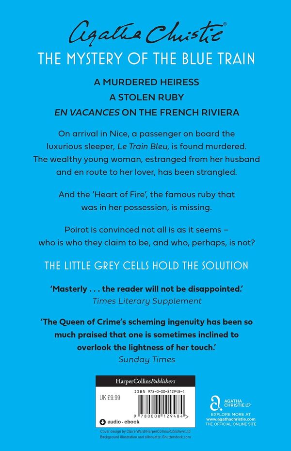 The Mystery of the Blue Train / The Mystery of the Blue Train Агата Кристи 978-0-00-812948-4-2