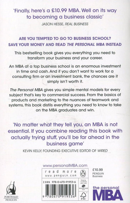The Personal MBA. The Personal MBA A World-Class Business Education In A Single Volume Josh Kaufman / Джош Кауфман 9780670919536-2