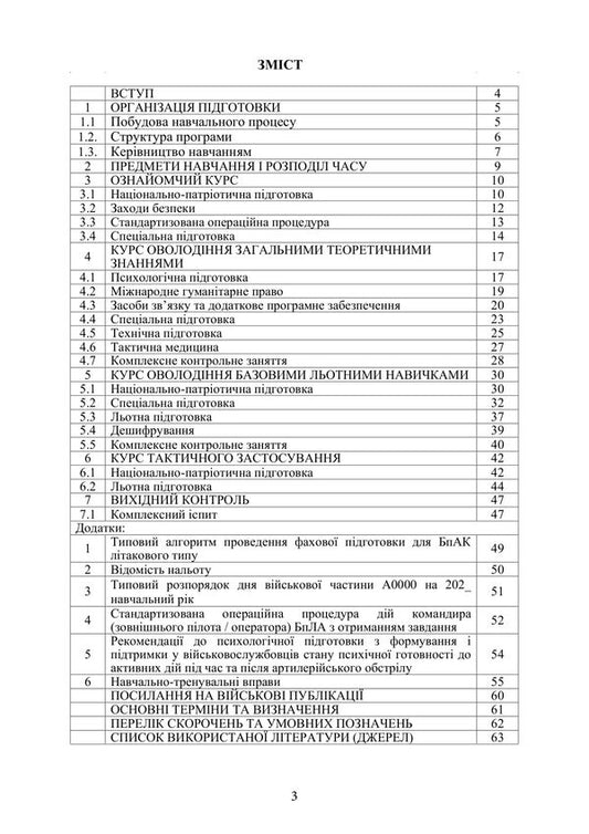 The Program Of Professional Training Of External Pilots Operators Of Reconnaissance Corrective Air Defense Systems Of The Aircraft Type - Програма фахово пдготовки зовншнх плотв операторв розвдувальних коригувальних БпАК лтакового типу - Author not specified 9786110150132-2