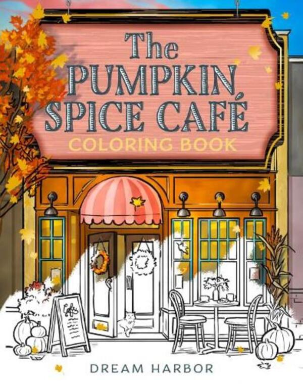 The Pumpkin Spice Cafe Coloring Book Laurie Gilmore - Лори Гилмор 9780008759858-1