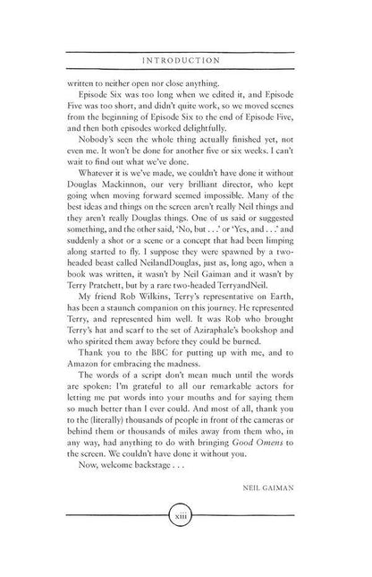 The Quite Nice and Fairly Accurate Good Omens Script Book / The Quite Nice and Fairly Accurate Good Omens Script Book Нил Гейман 9780062896902-3