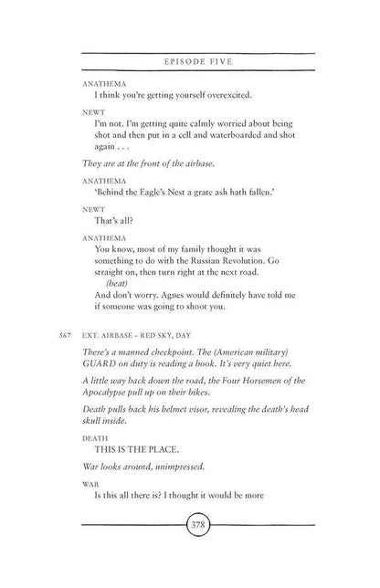 The Quite Nice and Fairly Accurate Good Omens Script Book / The Quite Nice and Fairly Accurate Good Omens Script Book Нил Гейман 9780062896902-4