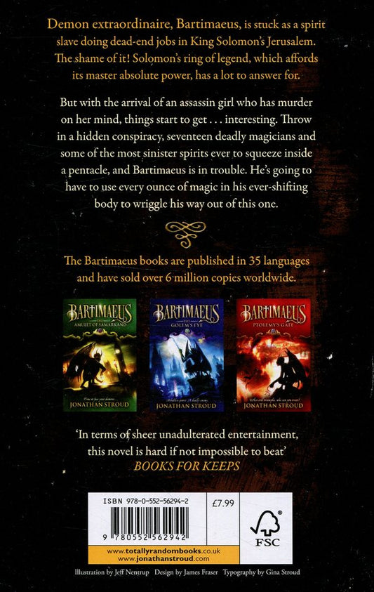 The Ring of Solomon / The Ring of Solomon Джонатан Страуд 9780552562942-2