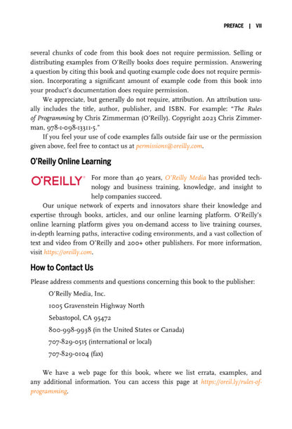 The Rules of Programming. How to Write Better Code / The Rules of Programming. How to Write Better Code Крис Циммерман 9781098133115-6