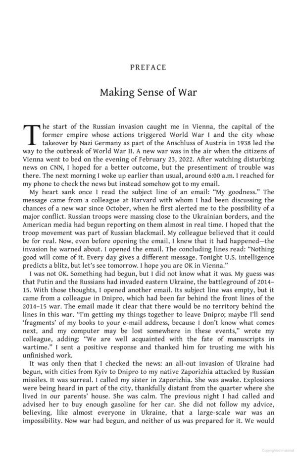 The Russo-Ukrainian War / The Russo-Ukrainian War Сергей Плохий 9780241617359-2