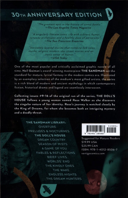 The Sandman. Volume 2. The Doll's House / The Sandman. Volume 2. The Doll's House Нил Гейман 9781401285067-2