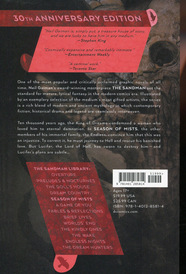 The Sandman. Volume 4. Season of Mists / The Sandman. Volume 4. Season of Mists Нил Гейман 9781401285814-3