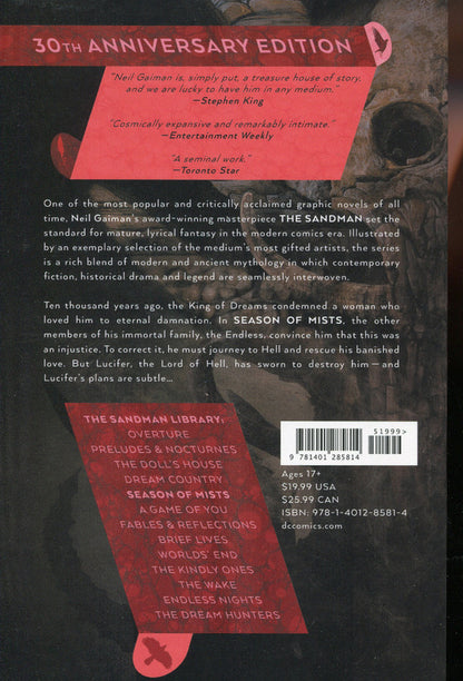 The Sandman. Volume 4. Season of Mists / The Sandman. Volume 4. Season of Mists Нил Гейман 9781401285814-3