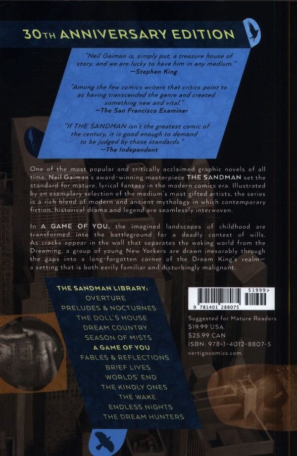 The Sandman. Volume 5. A Game of You / The Sandman. Volume 5. A Game of You Нил Гейман 9781401288075-3