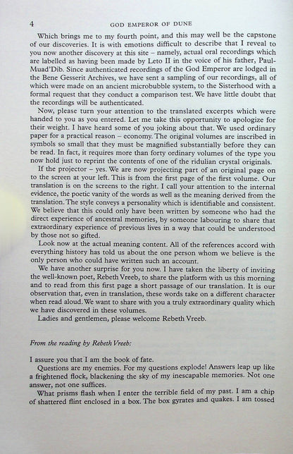 The Second Great Dune Trilogy. God Emperor of Dune, Heretics of Dune, Chapter House Dune / The Second Great Dune Trilogy. God Emperor of Dune, Heretics of Dune, Chapter House Dune Фрэнк Герберт 978-1-3996-0515-1-5