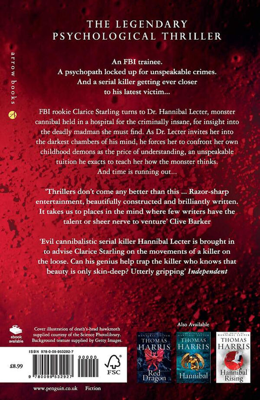The Silence of the Lambs / The Silence of the Lambs Томас Харрис 978-0-09-953292-7-2