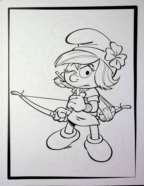The Smurfs Adventure coloring pages. A colorful holiday / Смурфи. Пригодницькі розмальовки. Кольорове свято  2812810003748-5