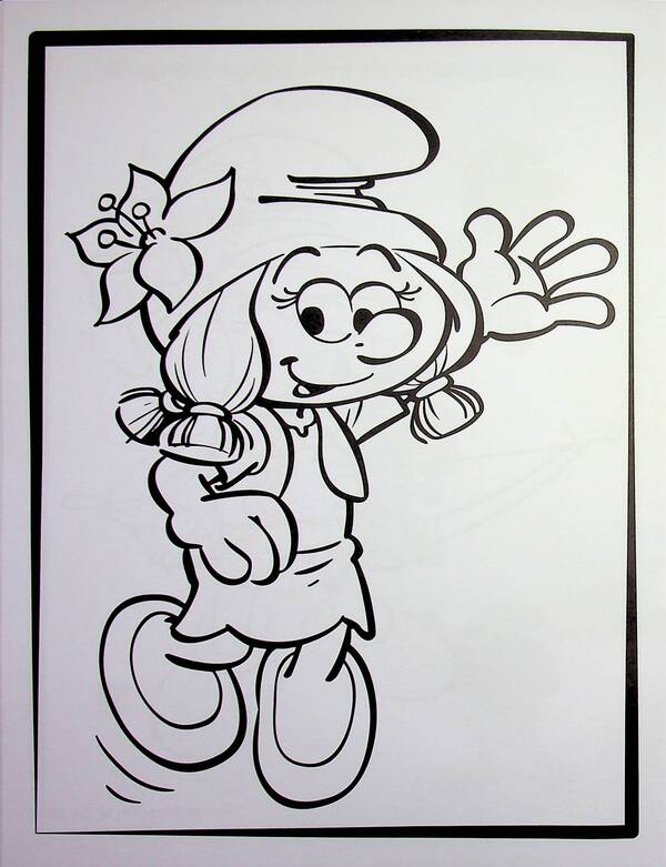 The Smurfs Adventure coloring pages. A colorful holiday / Смурфи. Пригодницькі розмальовки. Кольорове свято  2812810003748-6