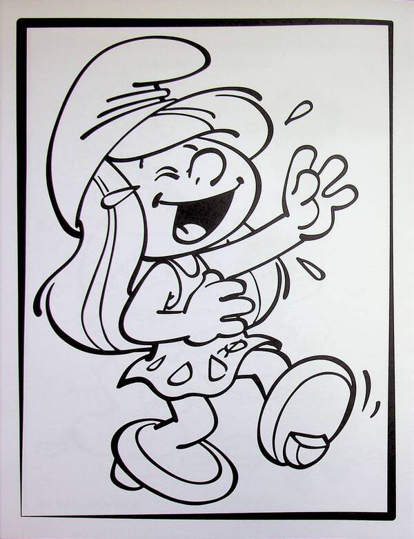 The Smurfs Adventure coloring pages. Bright party / Смурфи. Пригодницькі розмальовки. Яскрава вечірка  2812810003762-6