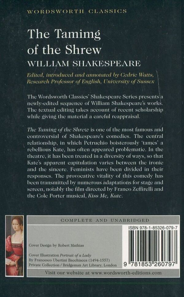 The Taming of the Shrew / The Taming of the Shrew Уильям Шекспир 9781853260797-2