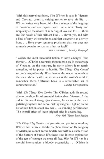 The Things They Carried Tim O'Brien / Тим О'Брайен 9780006543947-3