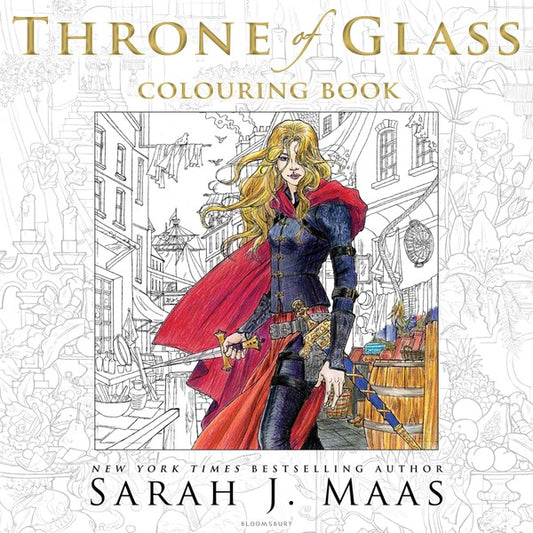 The Throne Of Glass Coloring Book Sarah Maas / Сара Маас 9781408881422-1
