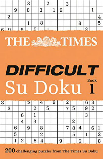 The Times Difficult Su Doku Book 1: 200 Dreadfully Tricky Su Doku Puzzles / Author not specified 9780007232529-1