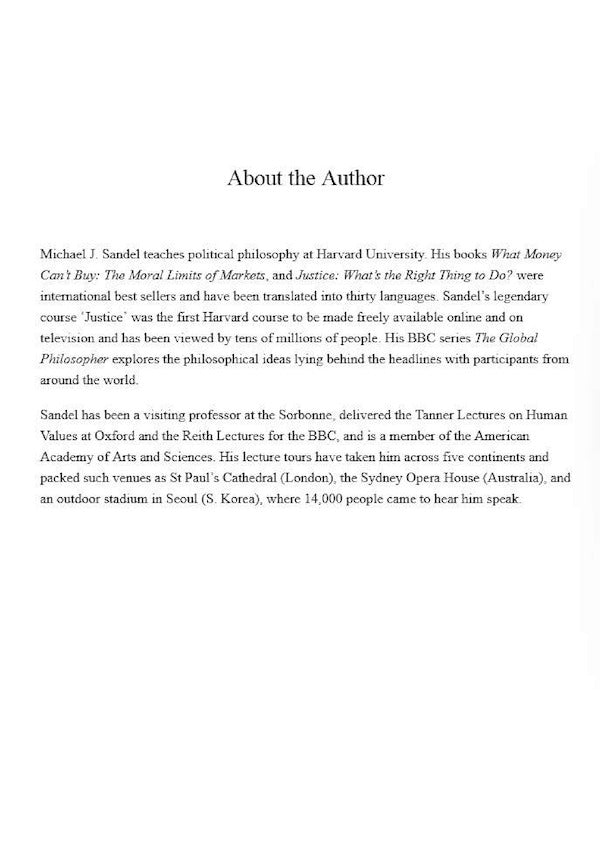 The Tyranny Of Merit Michael J. Sandel / Майкл Дж. Сэндел 9780141991177-3
